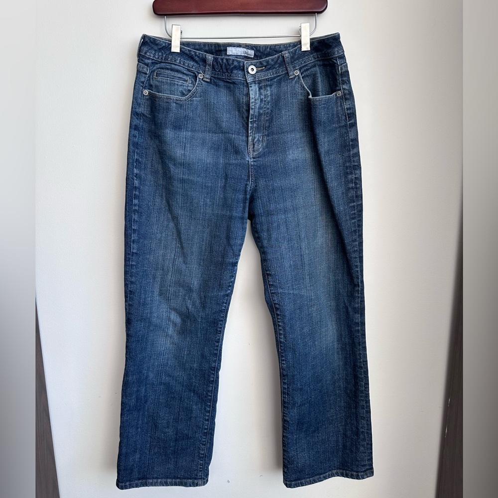 Chico’s Platinum Quartz Straight Jeans